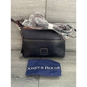 Dooney & Bourke Florentine Ginger Crossbody and Key Fob Navy Bag A463657